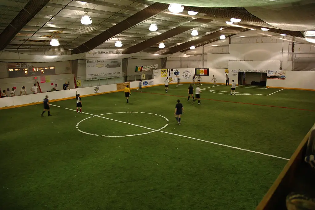 indoor soccer training